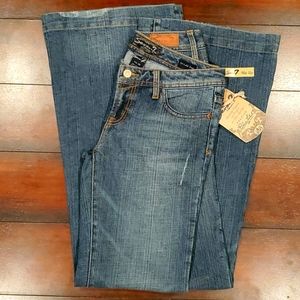 Women's NWT 'Seven7' Jeans sz 28x34 wide leg